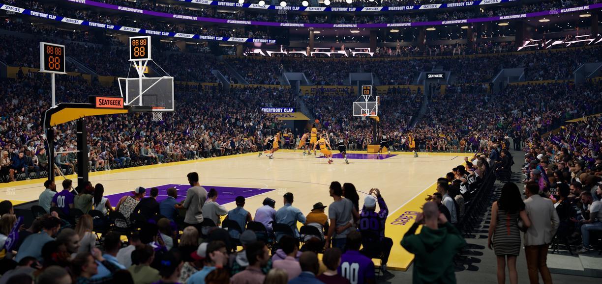 Crypto.com Arena - Section 105 Seat View