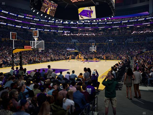 Crypto.com Arena - Section 105 Seat View