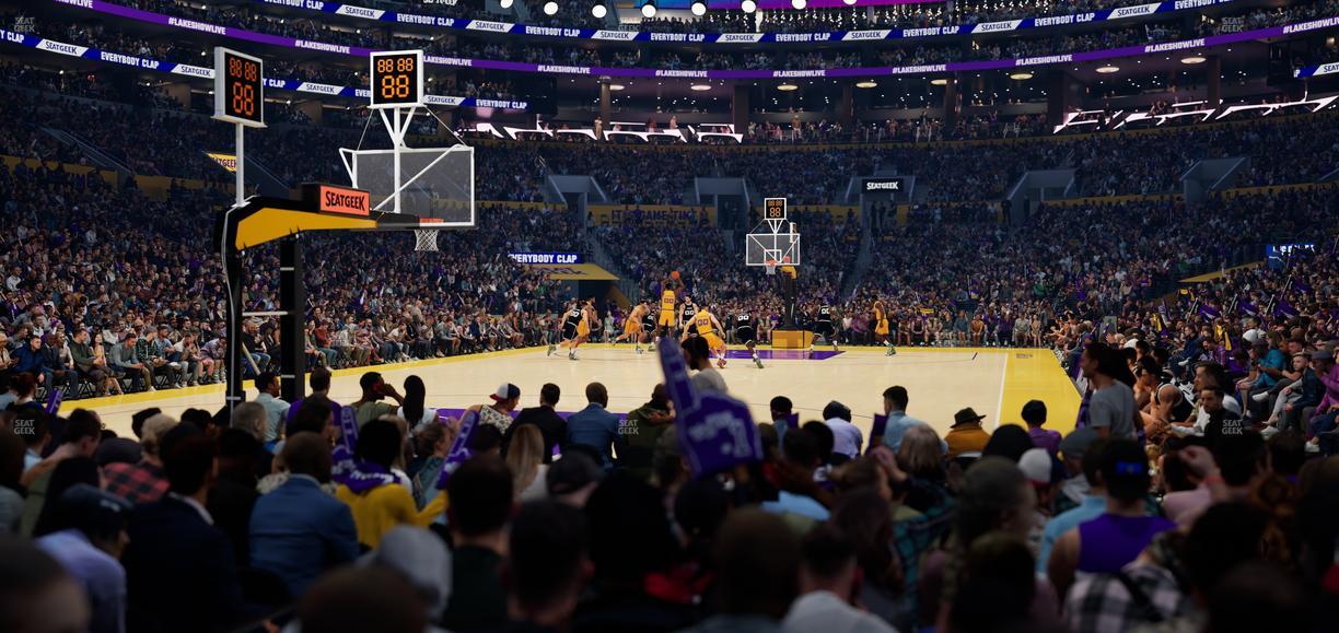 Crypto.com Arena - Section 105 Seat View