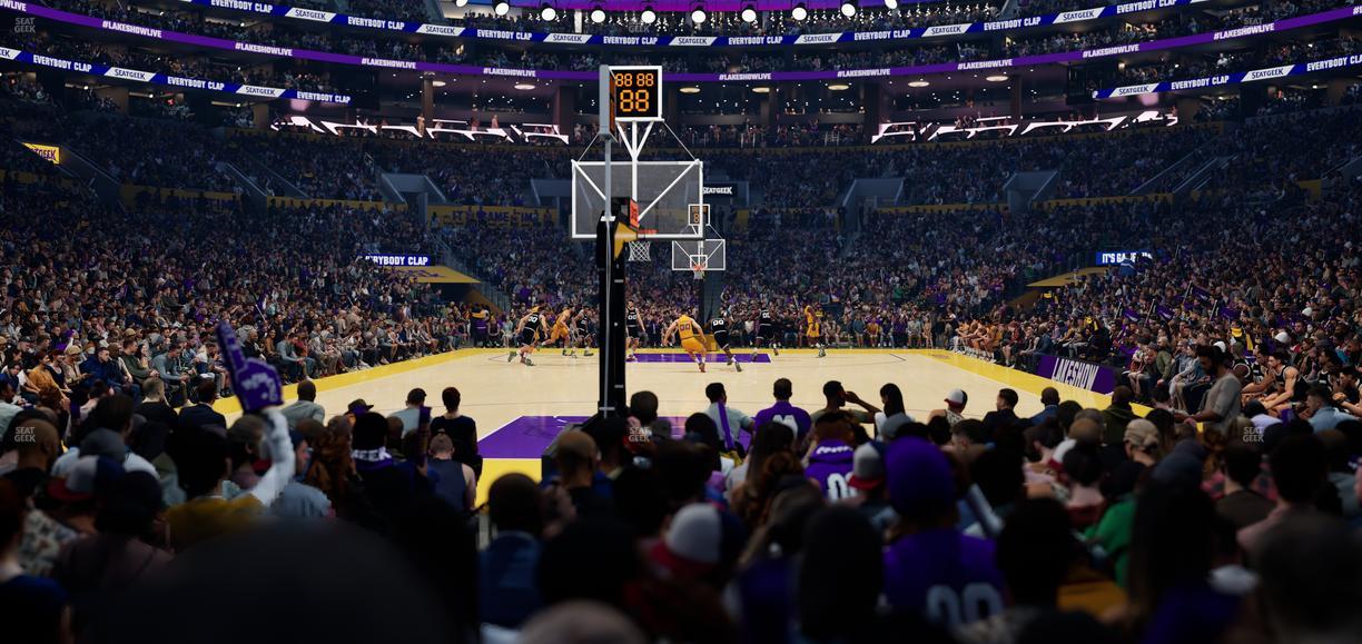 Crypto.com Arena - Section 106 Seat View