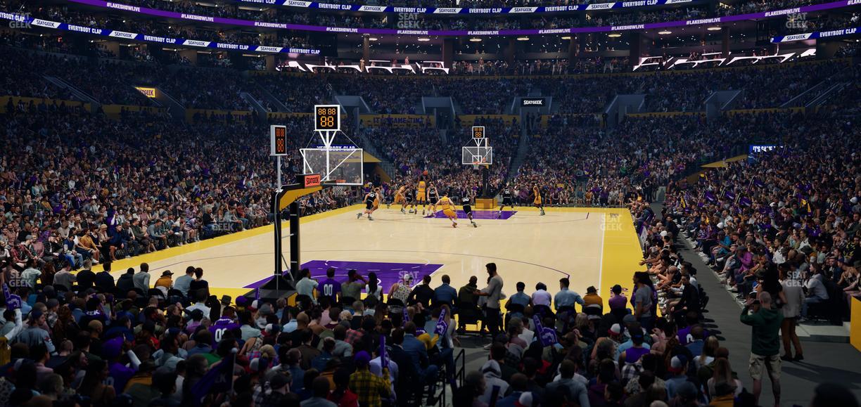 Crypto.com Arena - Section 106 Seat View