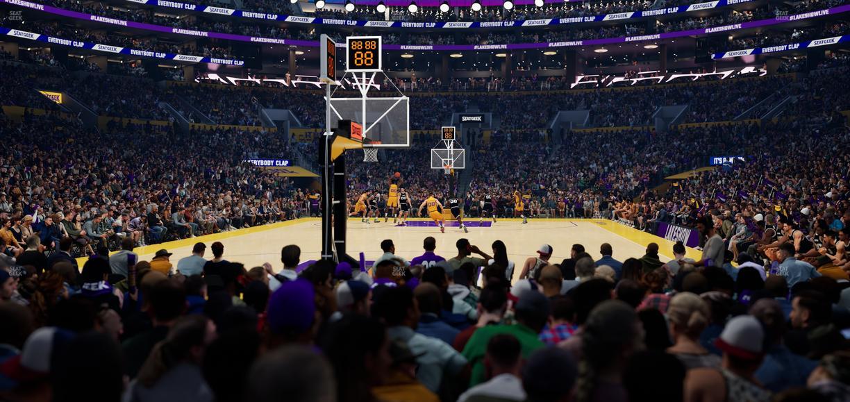 Crypto.com Arena - Section 106 Seat View