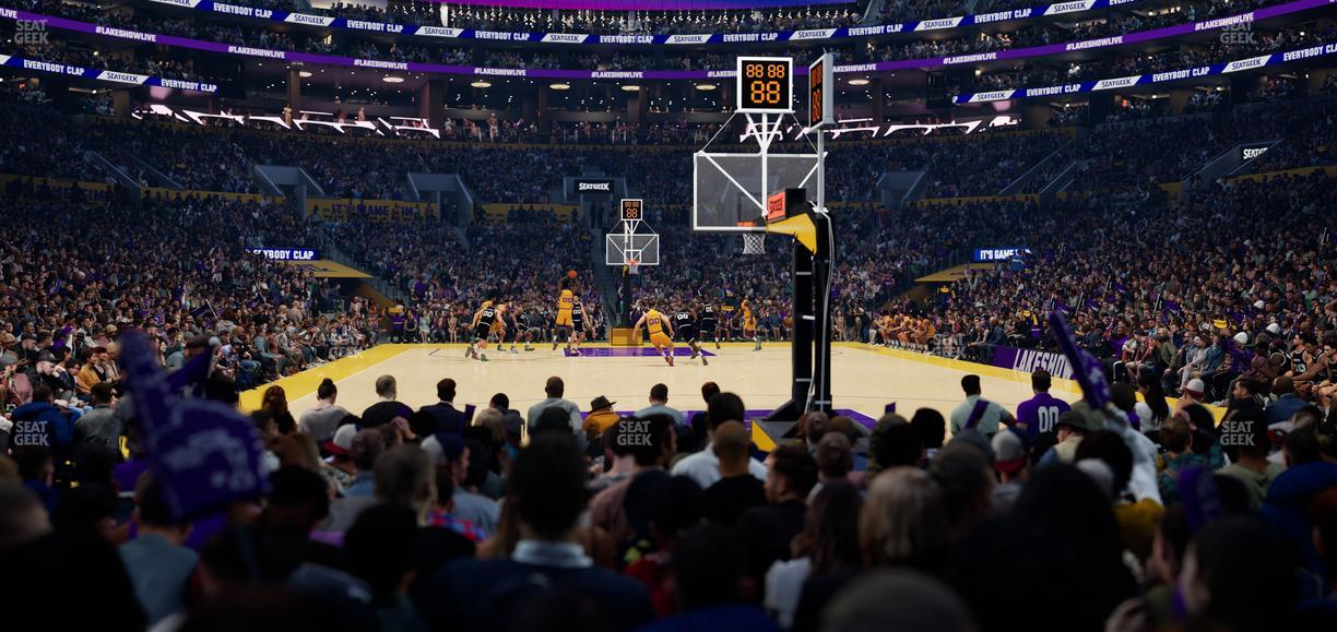 Crypto.com Arena - Section 107 Seat View