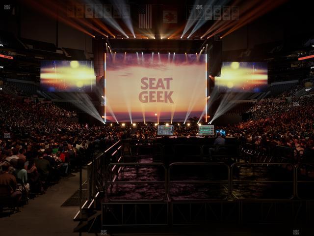 Official view from Section 107 at Crypto.com Arena