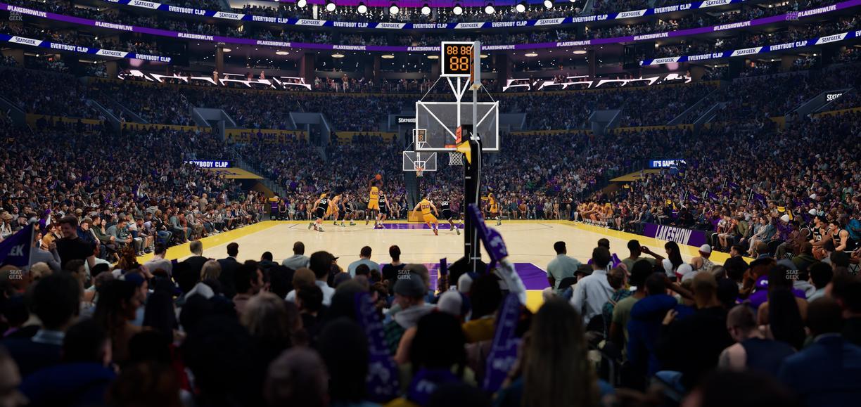 Crypto.com Arena - Section 107 Seat View