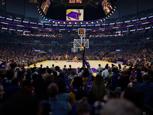 Crypto.com Arena - Section 107 Seat View