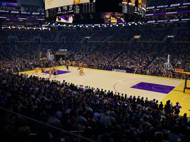 Crypto.com Arena - Section 109 Seat View Crypto.com Arena - Section 109 Seat View