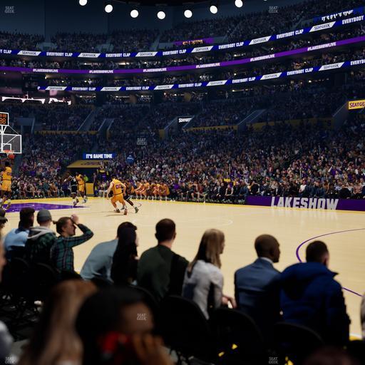 Crypto.com Arena - Section 110 Seat View