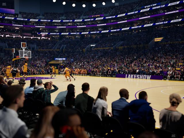 Crypto.com Arena - Section 110 Seat View Crypto.com Arena - Section 110 Seat View