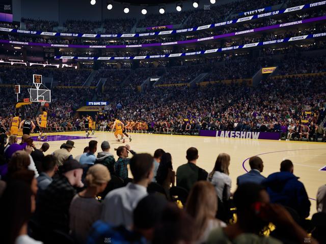 Crypto.com Arena - Section 110 Seat View