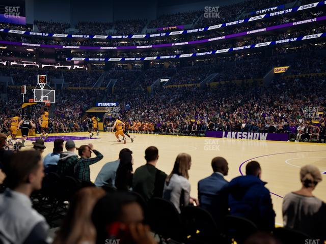 Crypto.com Arena - Section 110 Seat View