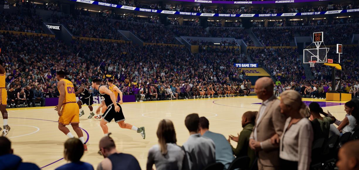 Crypto.com Arena - Section 112 Seat View