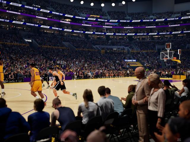 Crypto.com Arena - Section 112 Seat View Crypto.com Arena - Section 112 Seat View