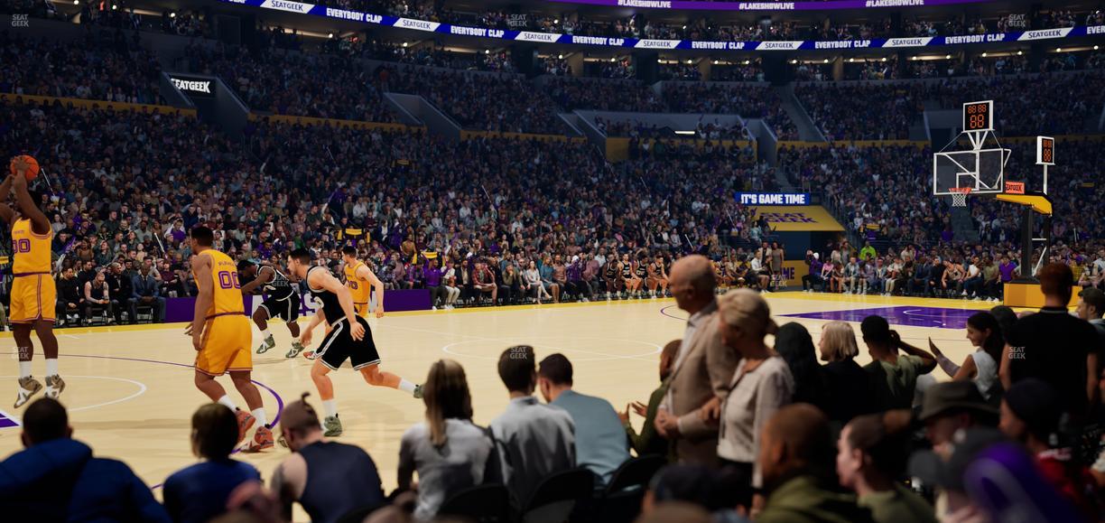 Crypto.com Arena - Section 112 Seat View