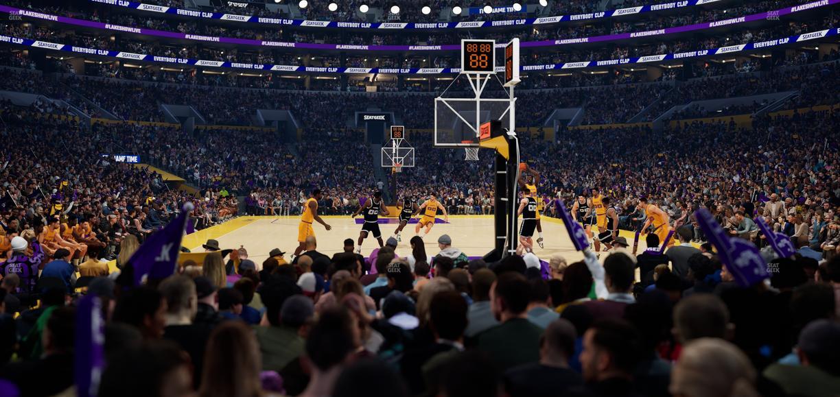 Crypto.com Arena - Section 116 Seat View