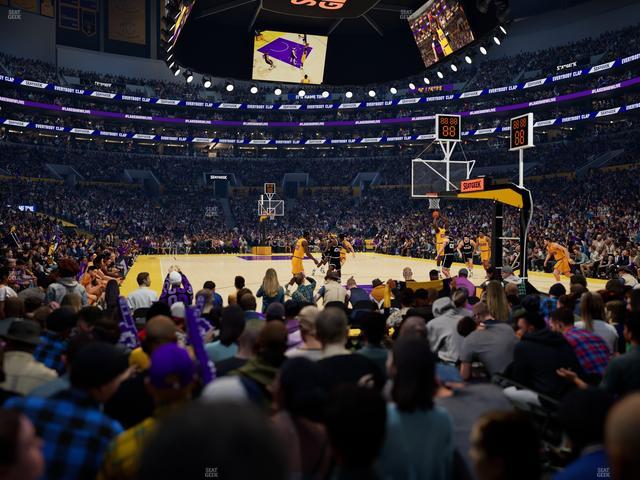 Crypto.com Arena - Section 117 Seat View Crypto.com Arena - Section 117 Seat View