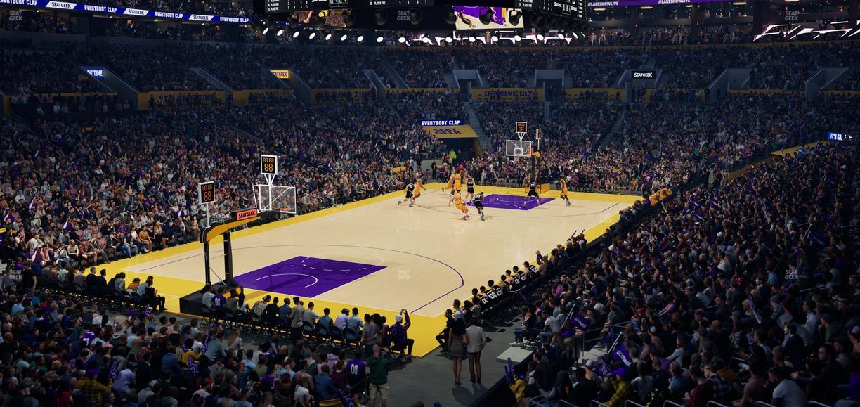 Crypto.com Arena - Section 205 Seat View
