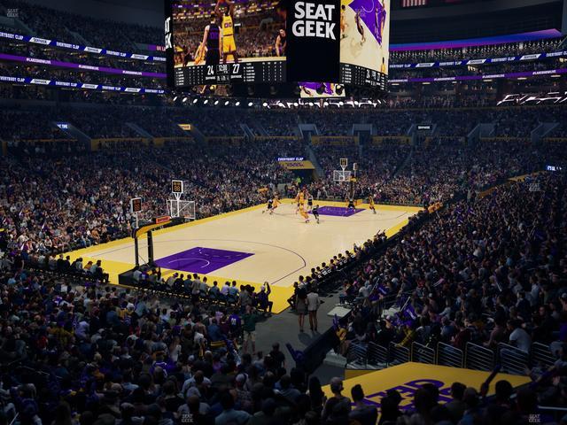 Crypto.com Arena - Section 205 Seat View