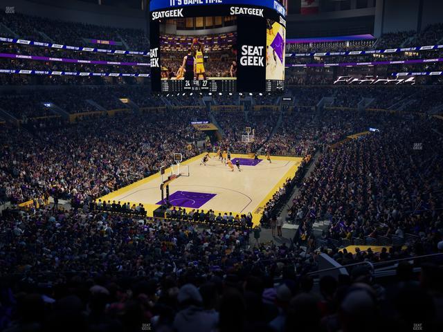 Crypto.com Arena - Section 206 Seat View Crypto.com Arena - Section 206 Seat View