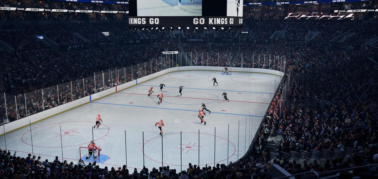 Crypto.com Arena - Section 206 Seat View