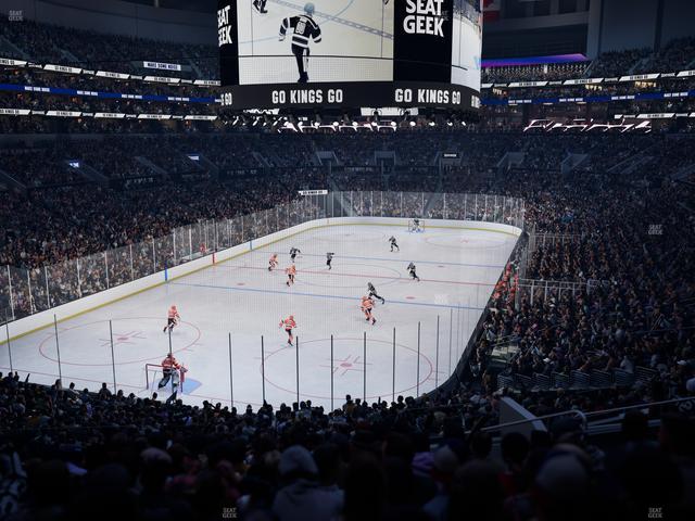 Crypto.com Arena - Section 206 Seat View Crypto.com Arena - Section 206 Seat View