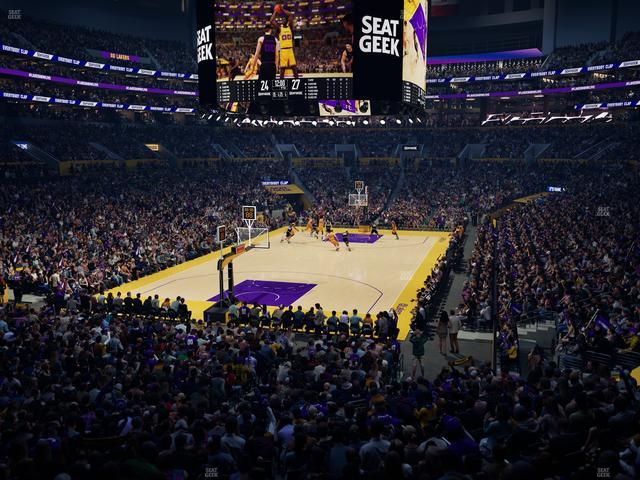 Crypto.com Arena - Section 206 Seat View
