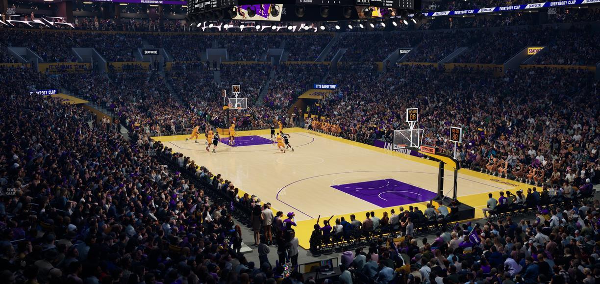 Crypto.com Arena - Section 210 Seat View