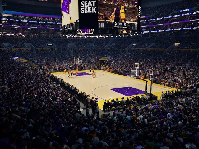 Crypto.com Arena - Section 210 Seat View
