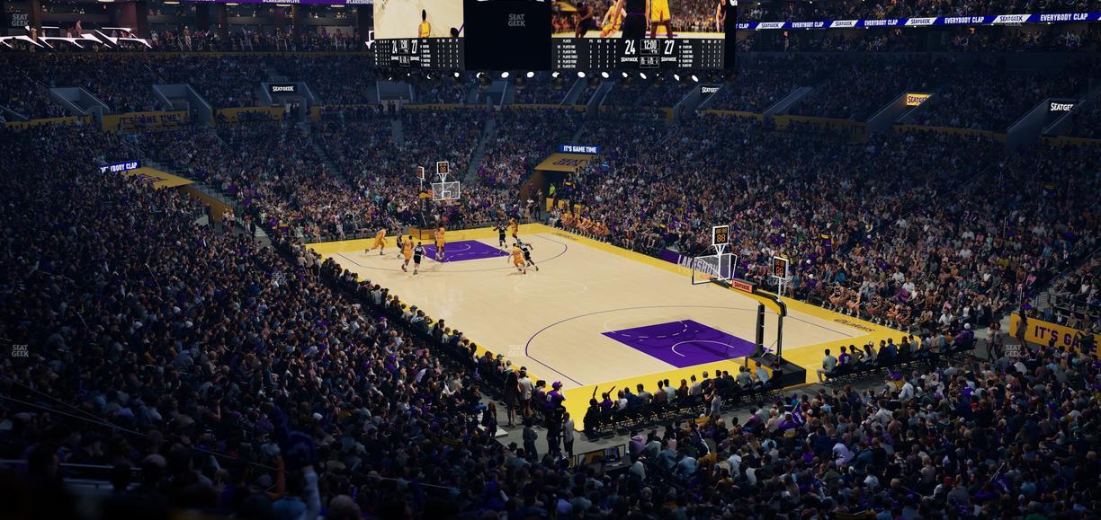 Crypto.com Arena - Section 210 Seat View