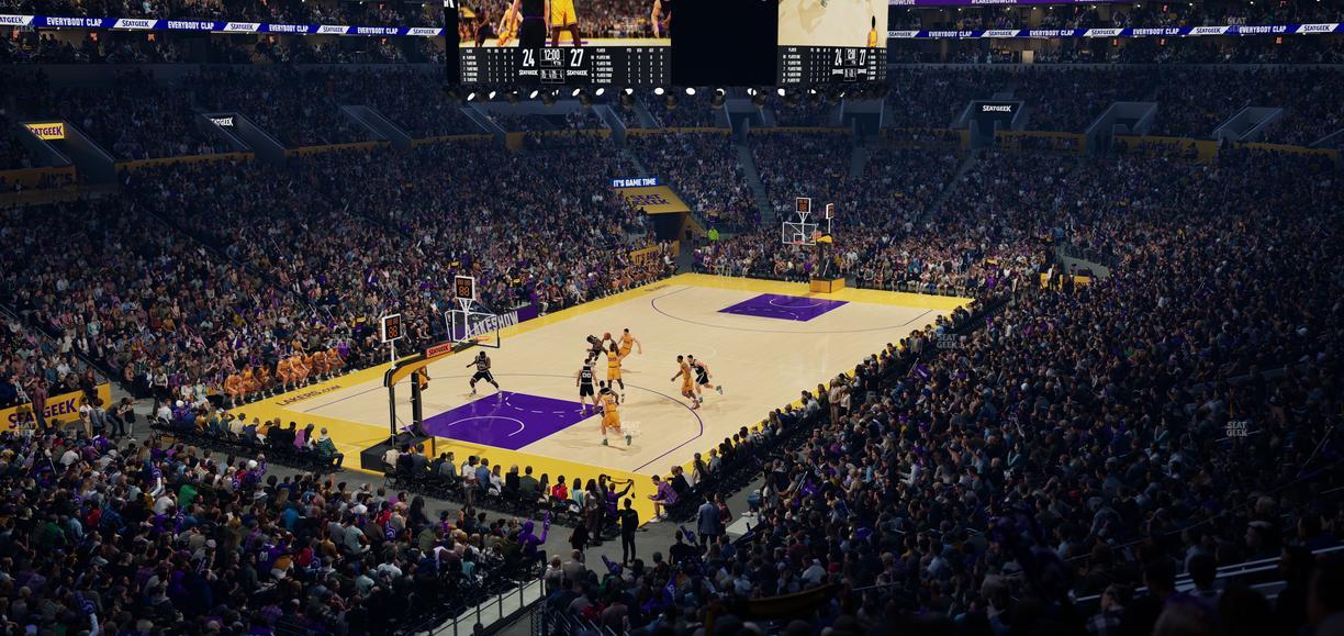 Crypto.com Arena - Section 214 Seat View