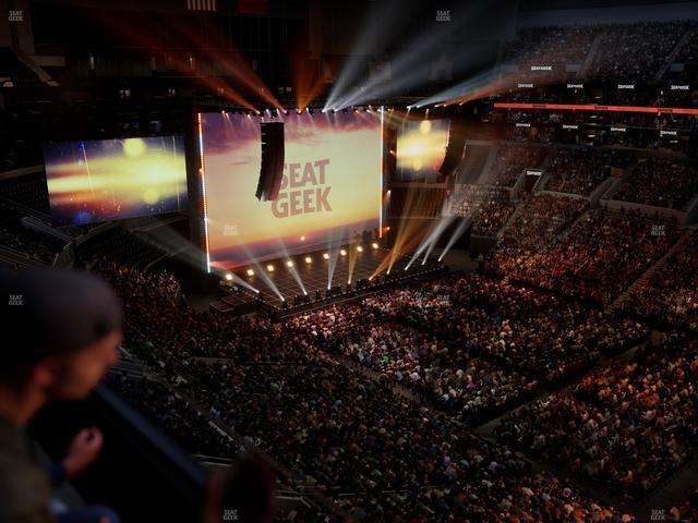 Official view from Section 316 at Crypto.com Arena