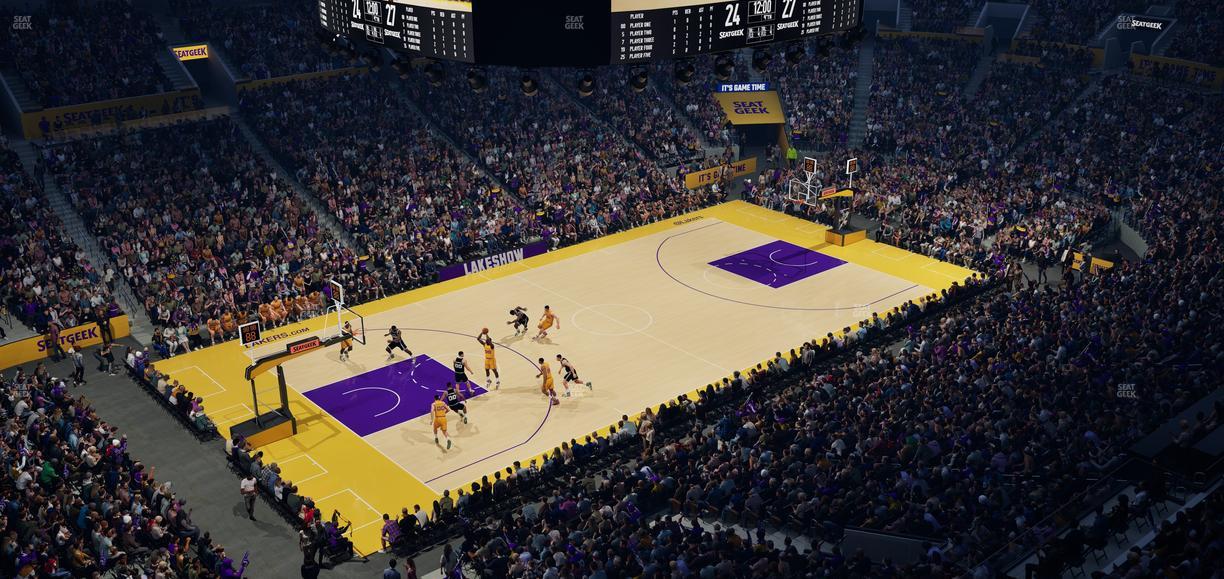 Crypto.com Arena - Section 321 Seat View