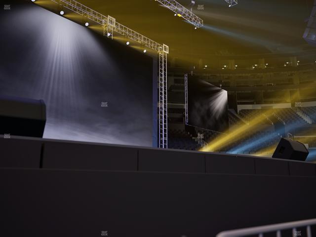 Official view from Section Floor 1 at Crypto.com Arena