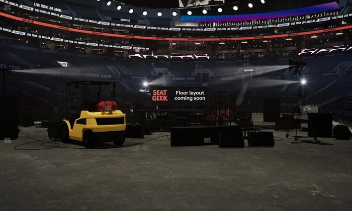 Crypto.com Arena - Section Floor Seat View