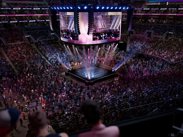 Official view from Section Hyde Lounge at Crypto.com Arena