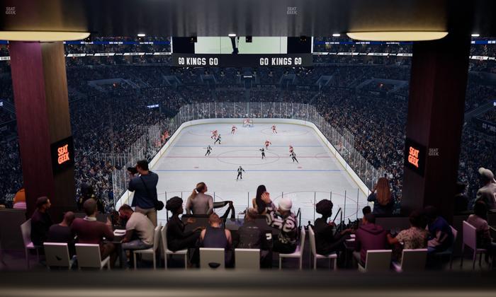 Crypto.com Arena - Section Platinum Lounge Seat View