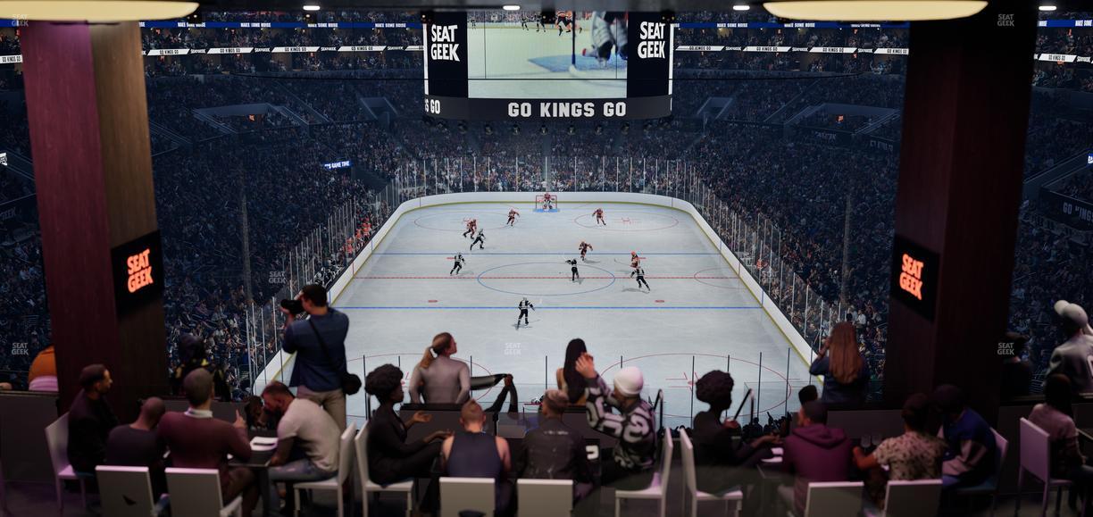 Crypto.com Arena - Section Platinum Lounge Seat View