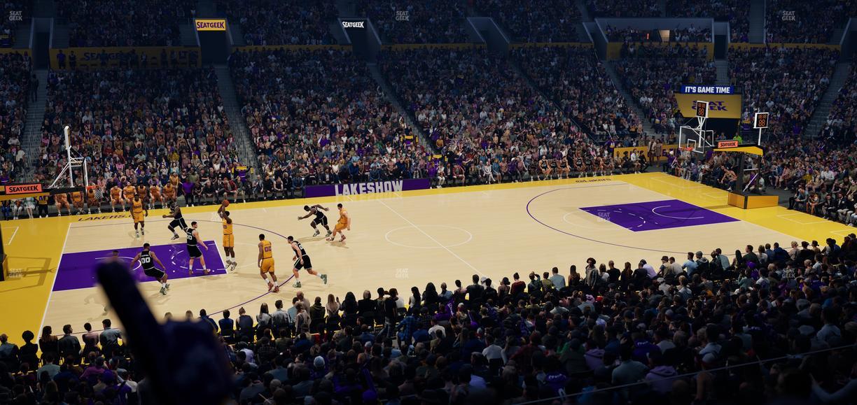 Crypto.com Arena - Section Premier 15 Seat View