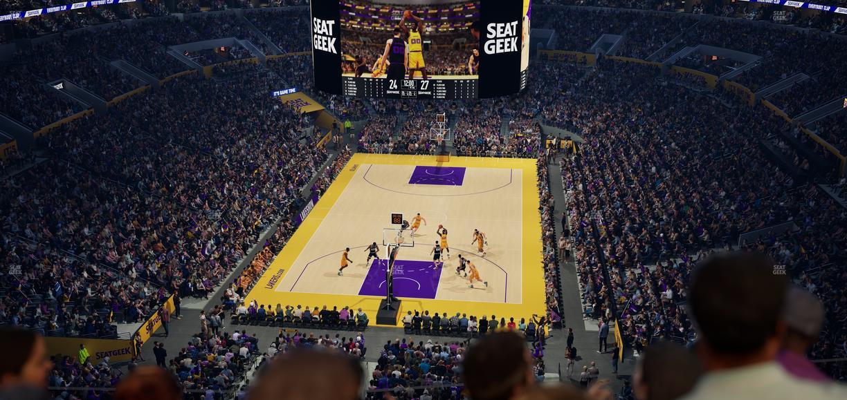 Crypto.com Arena - Section Ucter Seat View