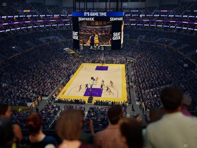 Crypto.com Arena - Section Ucter Seat View Crypto.com Arena - Section Ucter Seat View