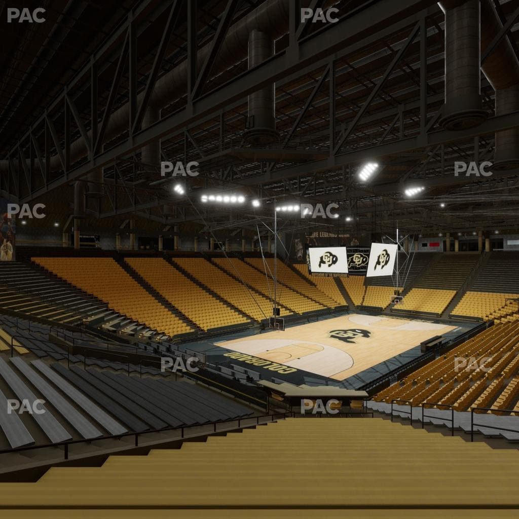 CU Events Center - Section Bleachers 1 Seat View