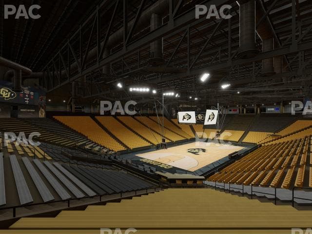 CU Events Center - Section Bleachers 1 Seat View