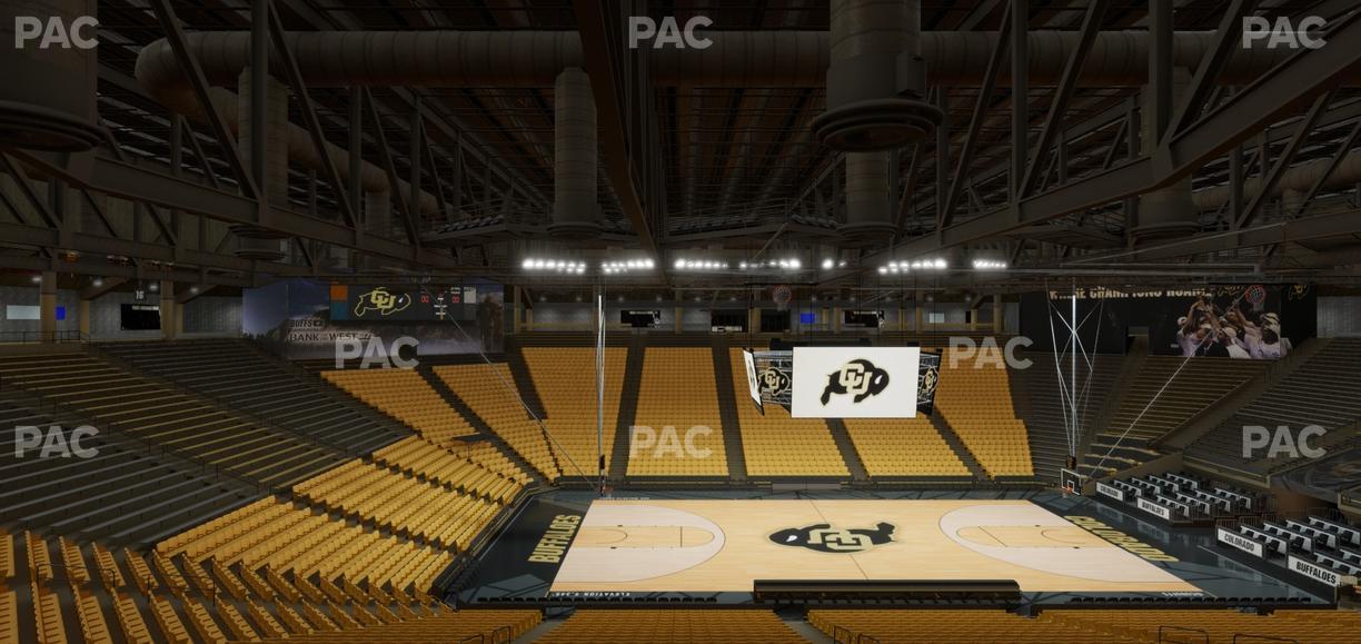CU Events Center - Section Bleachers 10 Wc Seat View