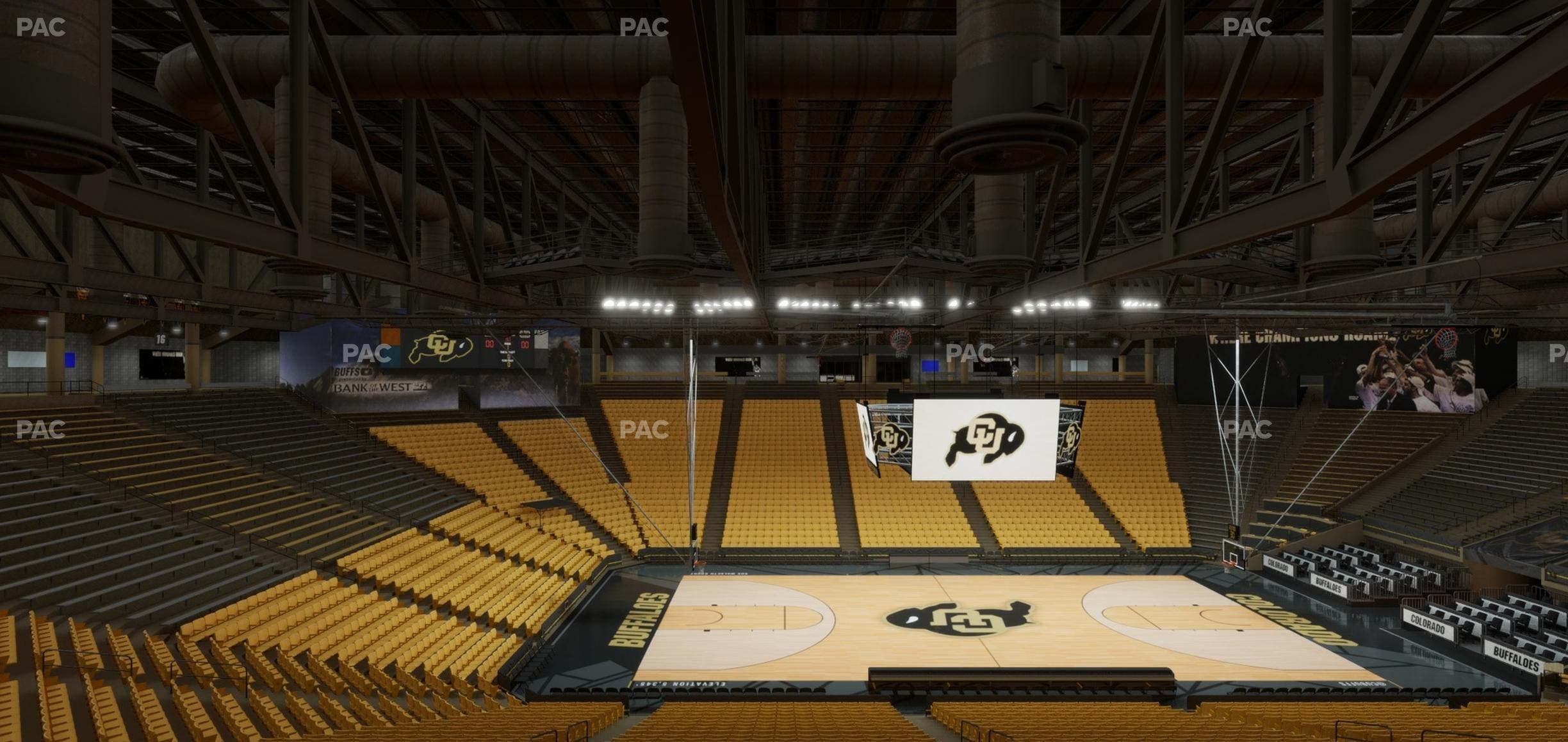 CU Events Center - Section Bleachers 10 Wc Seat View