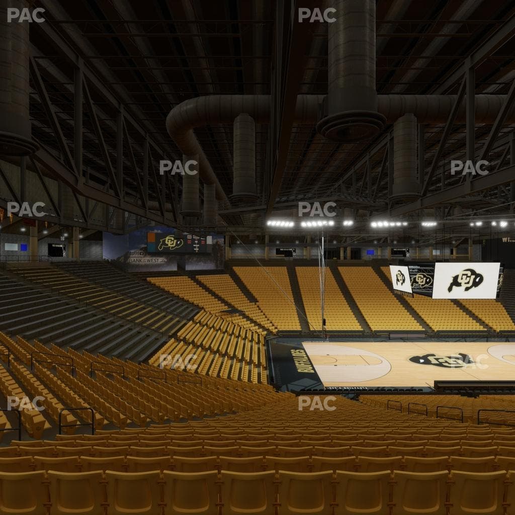 CU Events Center - Section Bleachers 11 Seat View