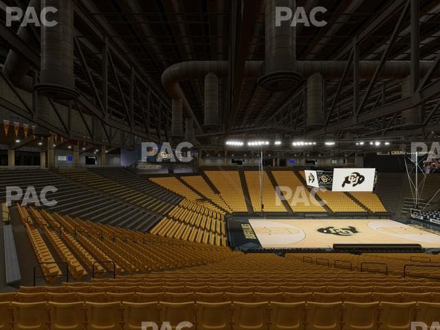 CU Events Center - Section Bleachers 11 Seat View