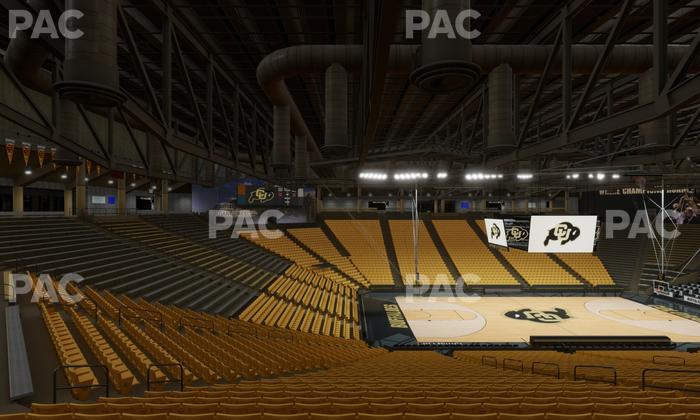 CU Events Center - Section Bleachers 11 Seat View