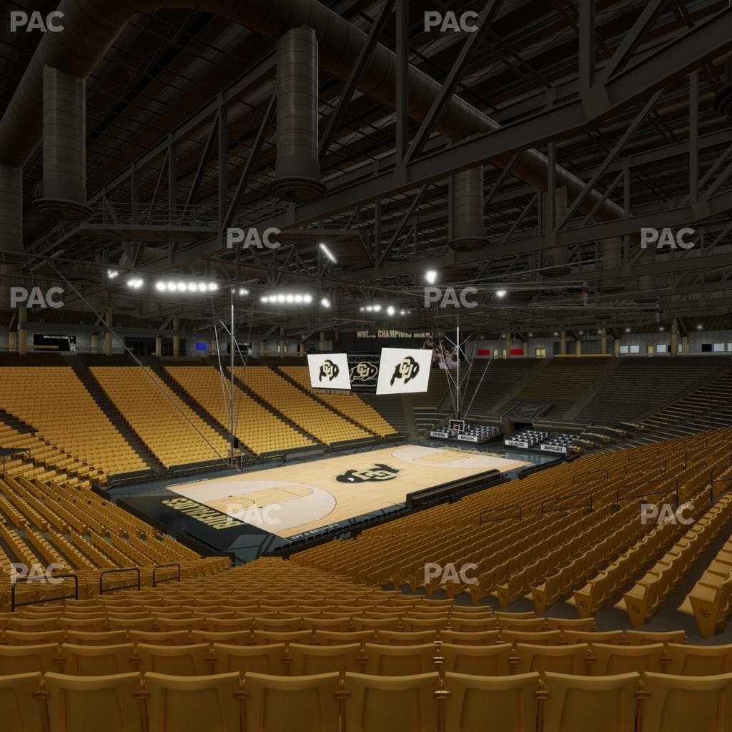 CU Events Center - Section Bleachers 12 Seat View