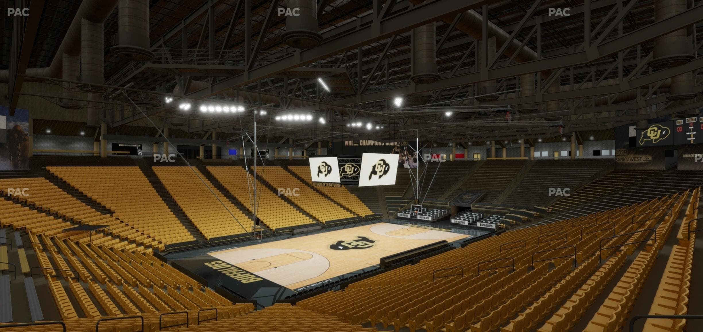 CU Events Center - Section Bleachers 12 Seat View