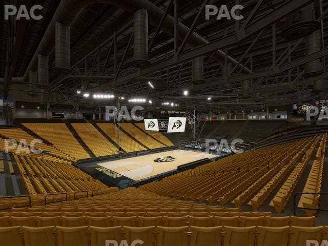 CU Events Center - Section Bleachers 12 Seat View
